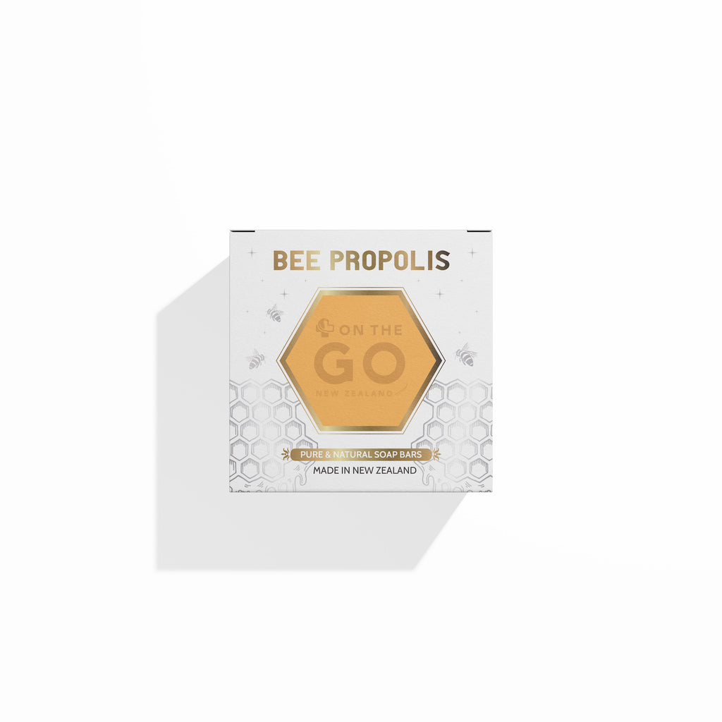 OnTheGo Natural Propolis Soap | Gentle Antibacterial Cleanse for All Skin Types | 80g
