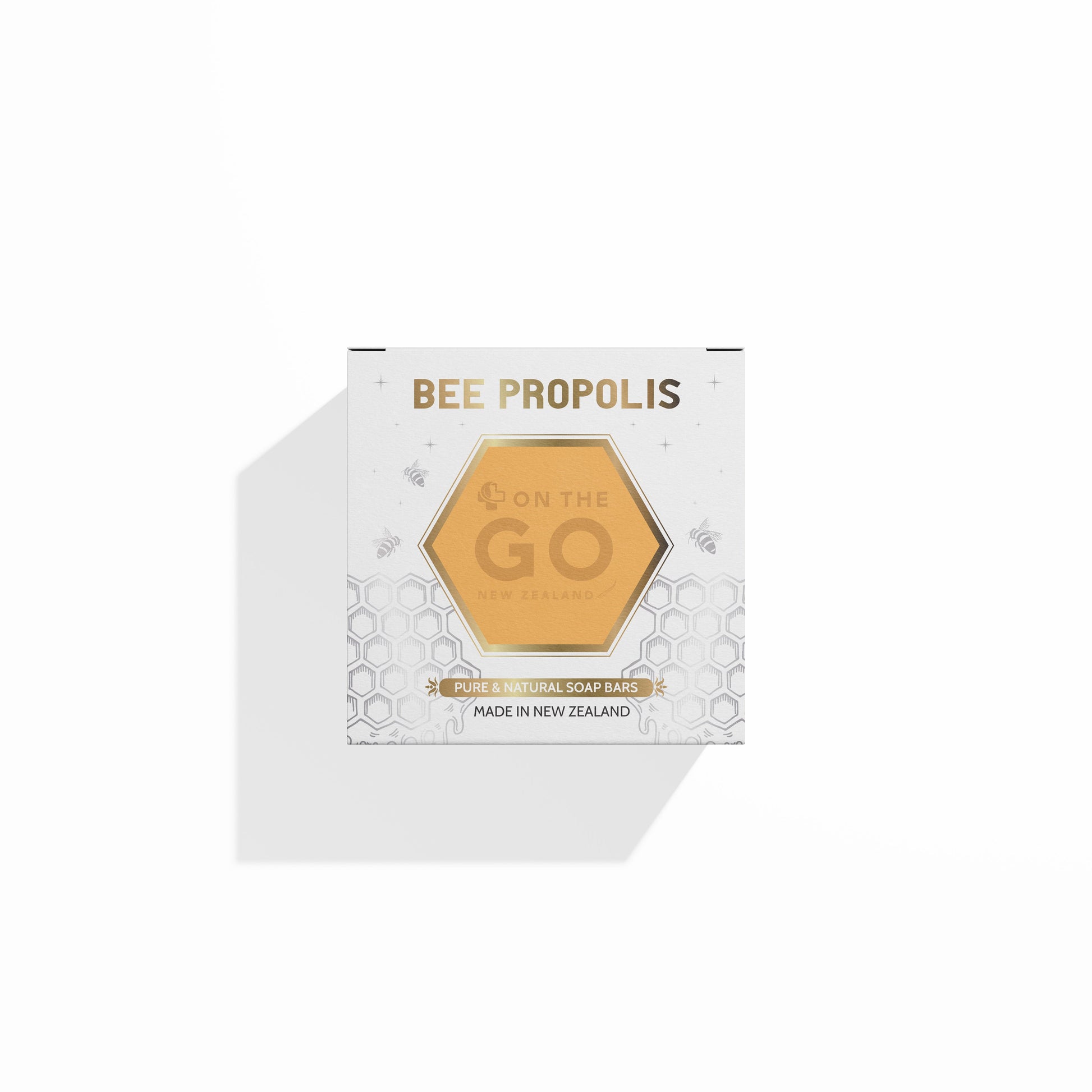 OnTheGo Natural Propolis Soap | Gentle Antibacterial Cleanse for All Skin Types | 80g