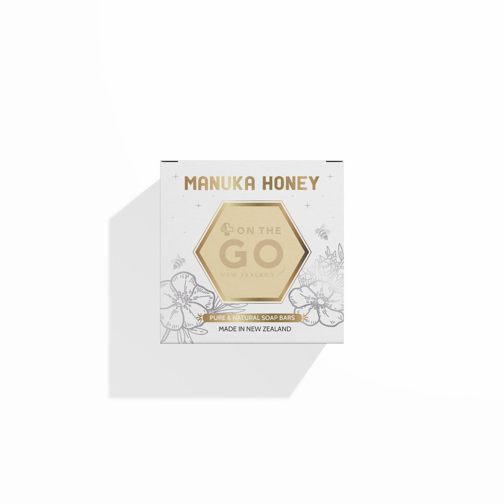 OnTheGo Natural Manuka Honey Soap | Gentle Cleansing for All Skin Types | 80g