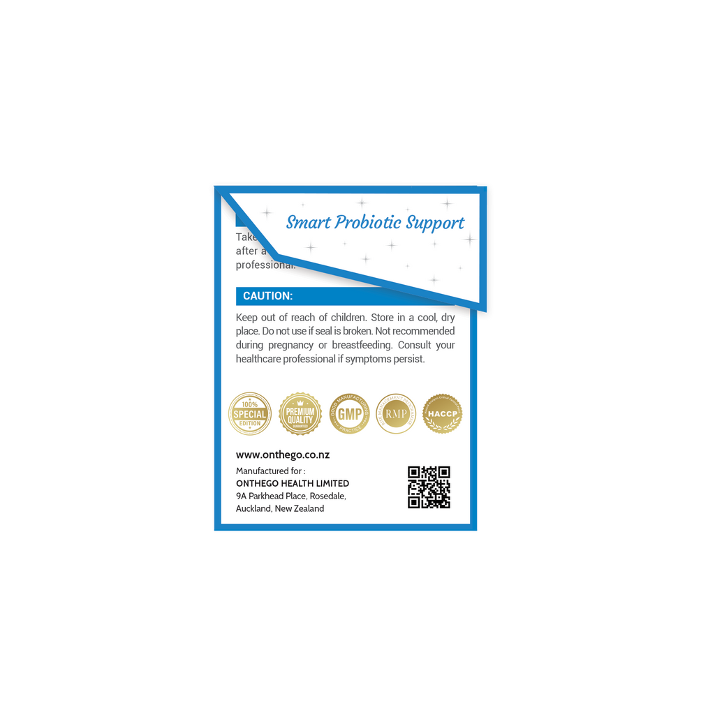OnTheGo BiotiQ | 110 Billion CFU Probiotic with 19 Strains – 90 Capsules